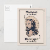 Carte Postale Jésus Mullet (Devant / Derrière)