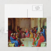 Carte Postale Jésus parmi les médecins, 1862 (Devant / Derrière)