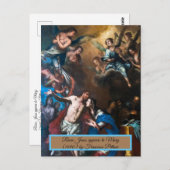 Carte Postale Jésus ressuscité apparaît à Marie (Devant / Derrière)