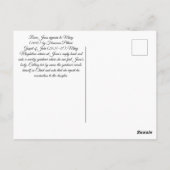 Carte Postale Jésus ressuscité apparaît à Marie (Dos)