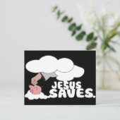 CARTE POSTALE JESUS SAVES (Debout devant)