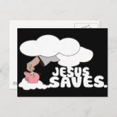 CARTE POSTALE JESUS SAVES (Devant / Derrière)