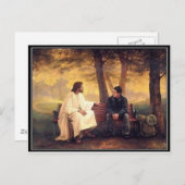 Carte Postale Jésus S'Occupe De Moi (Devant / Derrière)