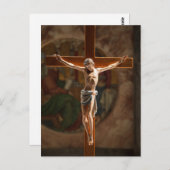 Carte Postale Jésus sur la croix (Devant / Derrière)
