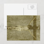 Carte Postale Jésus sur la croix (Devant / Derrière)