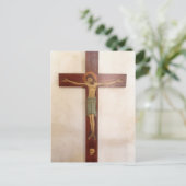 Carte Postale Jésus sur la Croix Art (Debout devant)