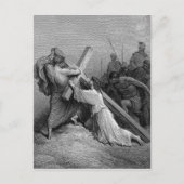 Carte Postale Jésus Tombant Sous La Croix (Devant)