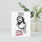Carte Postale Jésus vous tolère (Debout devant)