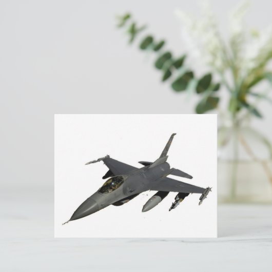CARTE POSTALE JET FIGHTER (Debout devant)