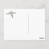 Carte Postale Jet Fighter F18 Hornet (Dos)