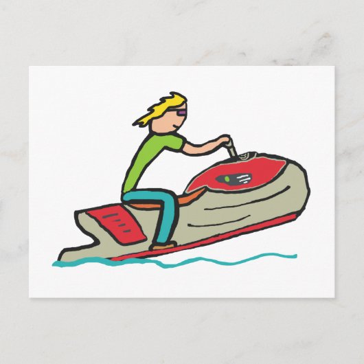 Carte Postale Jet Ski (Devant)