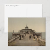 Carte Postale Jetée #1 Blankenberghe Belgique (Devant / Derrière)