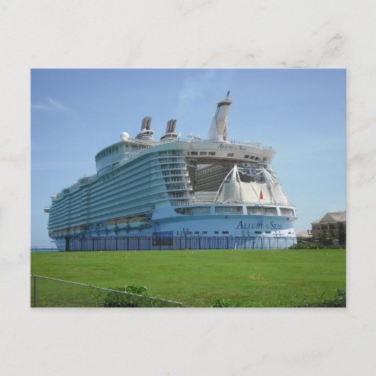 Carte Postale Jetée de bateaux de croisière Falmouth (Devant)