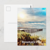 Carte Postale Jetée de Beaumaris (Devant / Derrière)