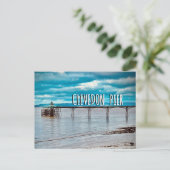 Carte Postale Jetée de Clevedon, Somerset, Angleterre  (Debout devant)