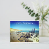 Carte Postale jetée de la plage (Debout devant)