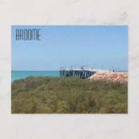 jetée de la plage de broome town
