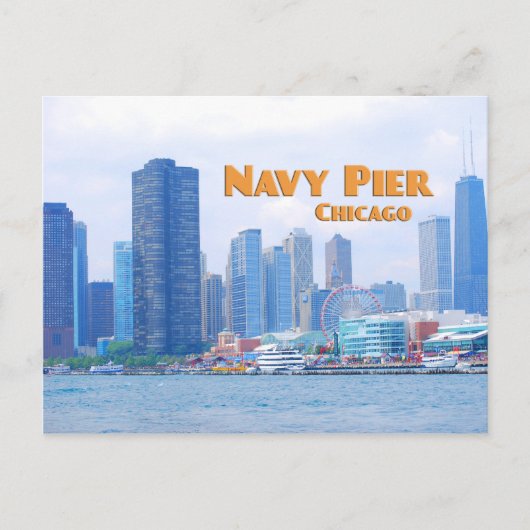 Carte Postale Jetée de marine - Chicago Illinois (Devant)
