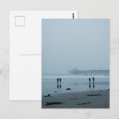 Carte Postale Jetée de Pismo Beach dans le brouillard (Devant / Derrière)