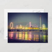 Carte Postale Jetée de plaisance de Galveston (Devant / Derrière)