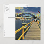 Carte Postale jetée de sydney (Devant / Derrière)