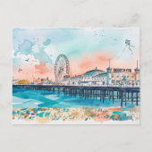 Carte Postale Jetée du palais de Brighton (Devant)