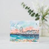 Carte Postale Jetée du palais de Brighton (Debout devant)