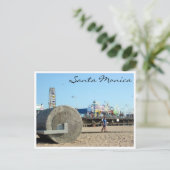 Carte Postale jetée père Noël monica (Debout devant)