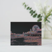 Carte Postale Jetée Père Noël Monica en Verre (Debout devant)