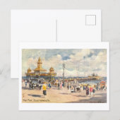 Carte Postale Jetée vintage, Bournemouth (Devant / Derrière)