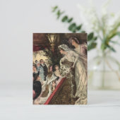 Carte Postale Jeter le bouquet (Debout devant)