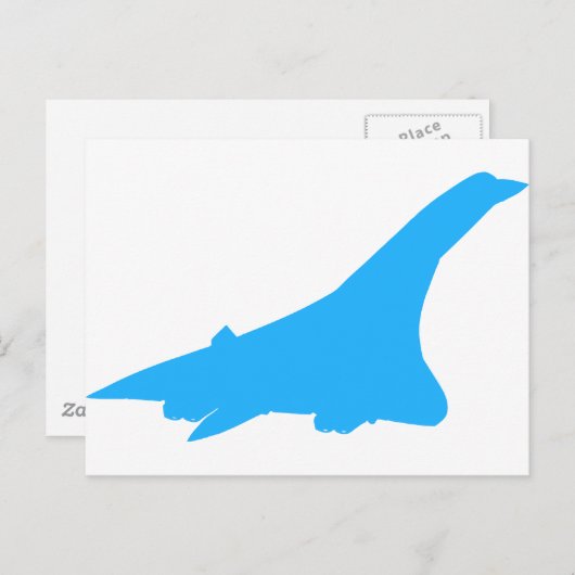 Carte Postale Jetliner passager Supersonique Concorde (Devant / Derrière)