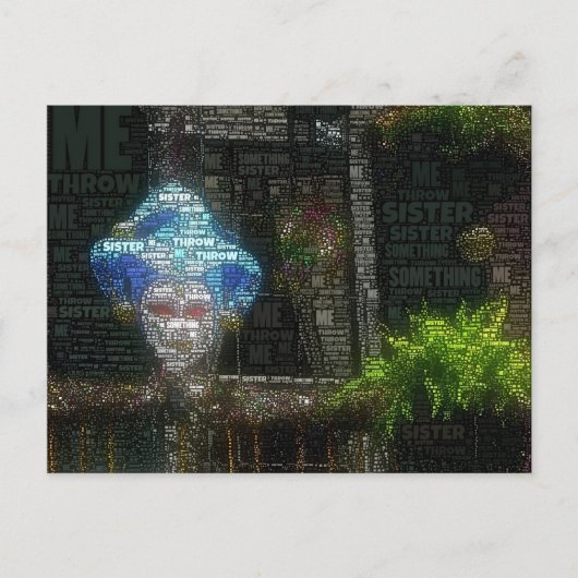 Carte Postale Jette-Moi Quelque Chose De Soeur (Devant)