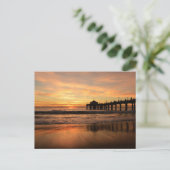 Carte Postale Jetty au coucher du soleil (Debout devant)