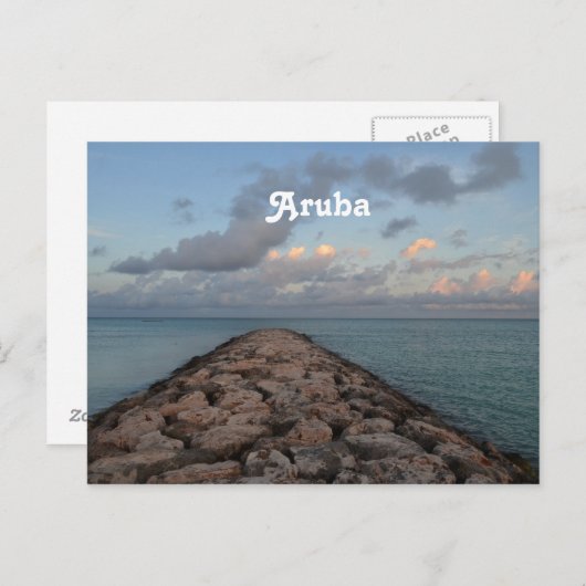 Carte Postale Jetty in Aruba (Devant / Derrière)