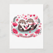 Carte Postale Jeu adorable Otter (Devant)