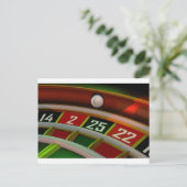 Carte Postale Jeu casino roulette Rulet (Debout devant)