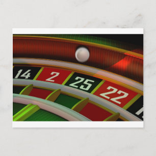 Carte Postale Jeu casino roulette Rulet