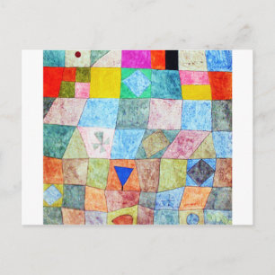 Carte Postale Jeu convivial, Paul Klee