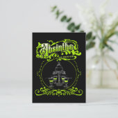 Carte Postale Jeu d'absinthe vintage illustré (Debout devant)