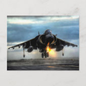 Carte Postale Jeu d'avion de combat Harrier (Devant)