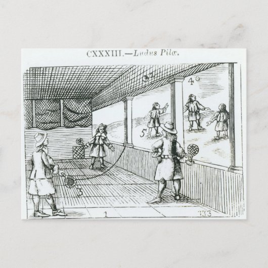 Carte Postale Jeu de balle (Devant)