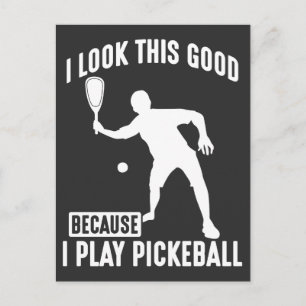 Carte Postale Jeu de balle de Dink look Bon joueur de ickleball
