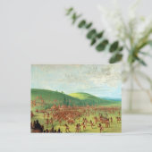 Carte Postale Jeu de balle indienne (Debout devant)