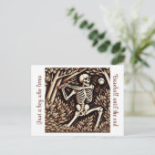 Carte Postale Jeu de baseball au coeur de la forêt (Debout devant)