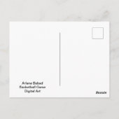 Carte Postale Jeu De Basket, (Dos)