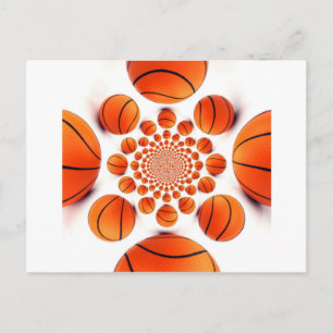 Carte Postale Jeu de basket-ball des champions : Court Vision Ka