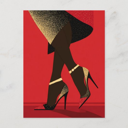 CARTE POSTALE JEU DE CHAUSSURES #4 (Devant)