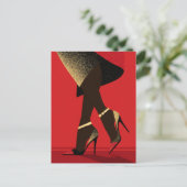 CARTE POSTALE JEU DE CHAUSSURES #4 (Debout devant)
