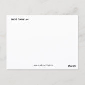 CARTE POSTALE JEU DE CHAUSSURES #4 (Dos)